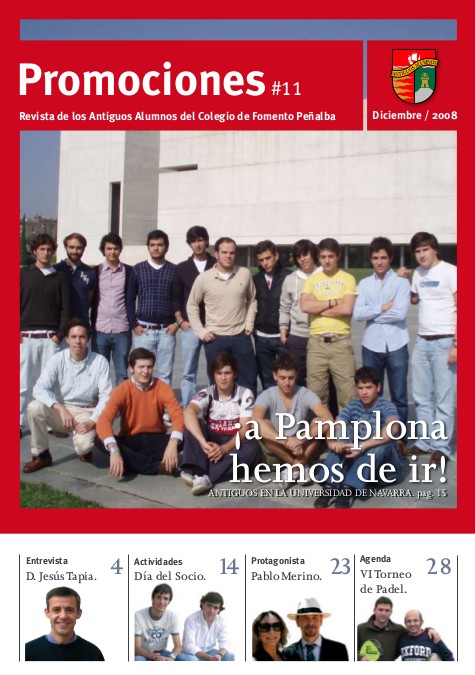 Portada de Promociones Nº 11. Diciembre 2008